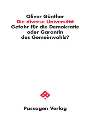cover image of Die diverse Universität